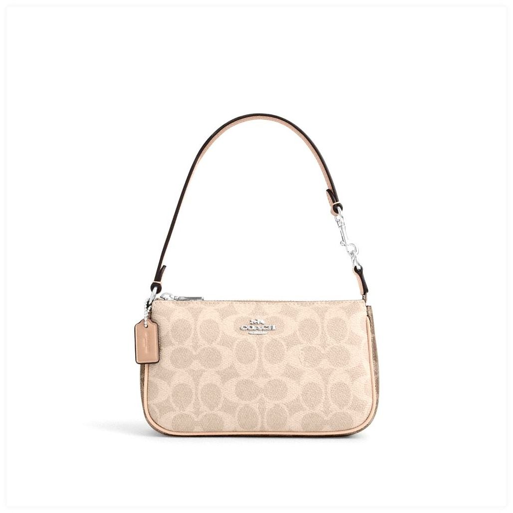 코치 Nolita 19 In Blocked Signature Canvas 이미지
