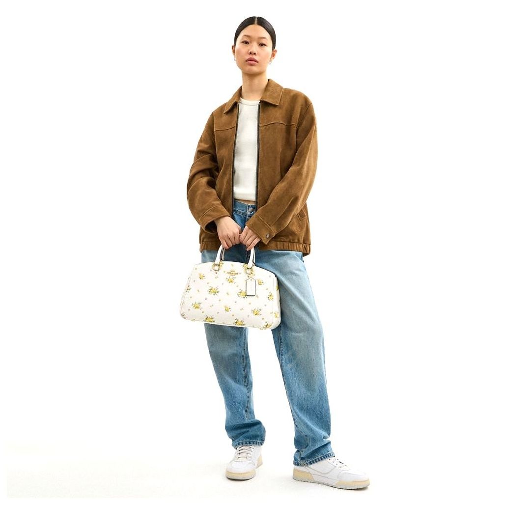 코치 Savannah Carryall Bag With Floral Print 이미지