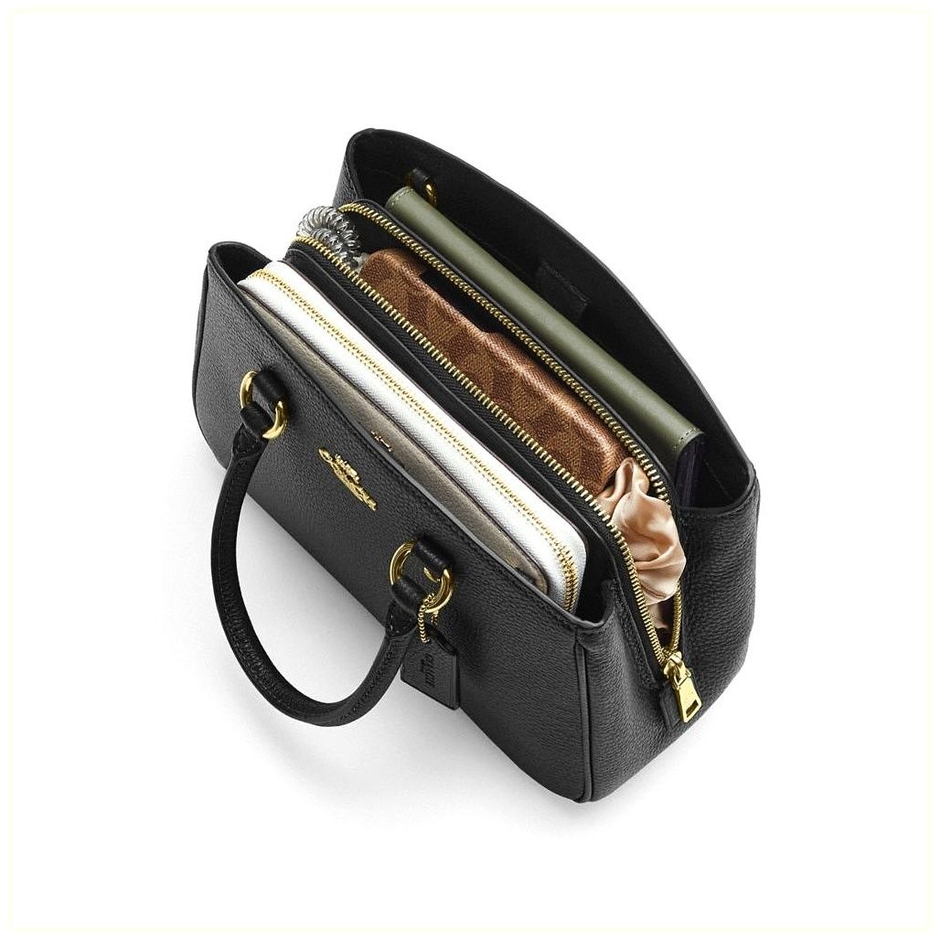 코치 Savannah Small Carryall Bag In Signature Canvas With Floral Print 이미지
