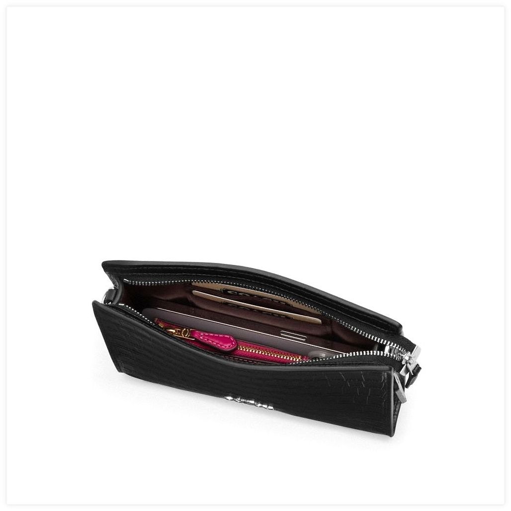 코치 Slim Crossbody Bag In Signature Canvas 이미지