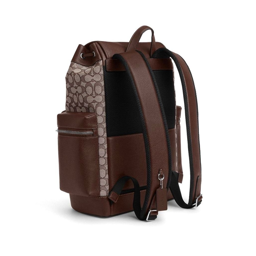 코치 Sprint Backpack In Signature Jacquard 이미지