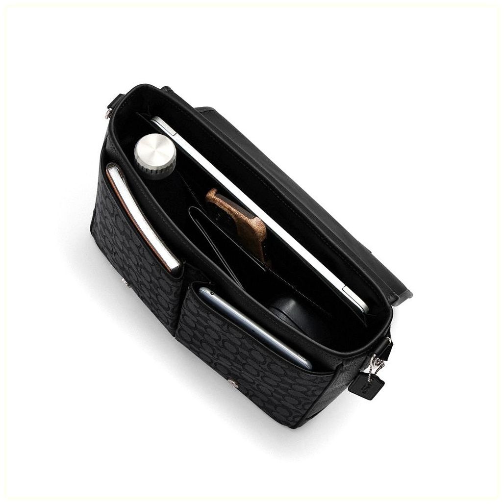 코치 Sprint Messenger In Signature Jacquard 이미지