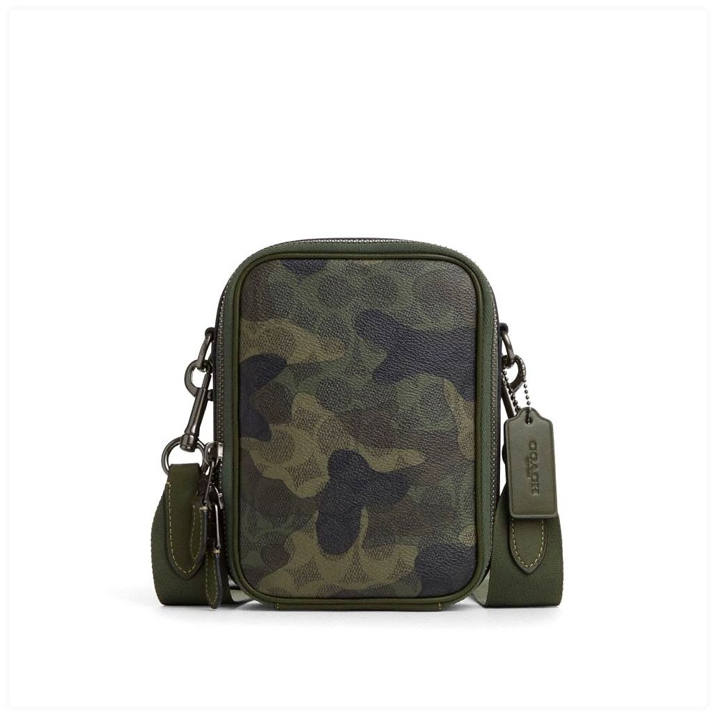 코치 Stanton Crossbody In Signature Camo Print 이미지