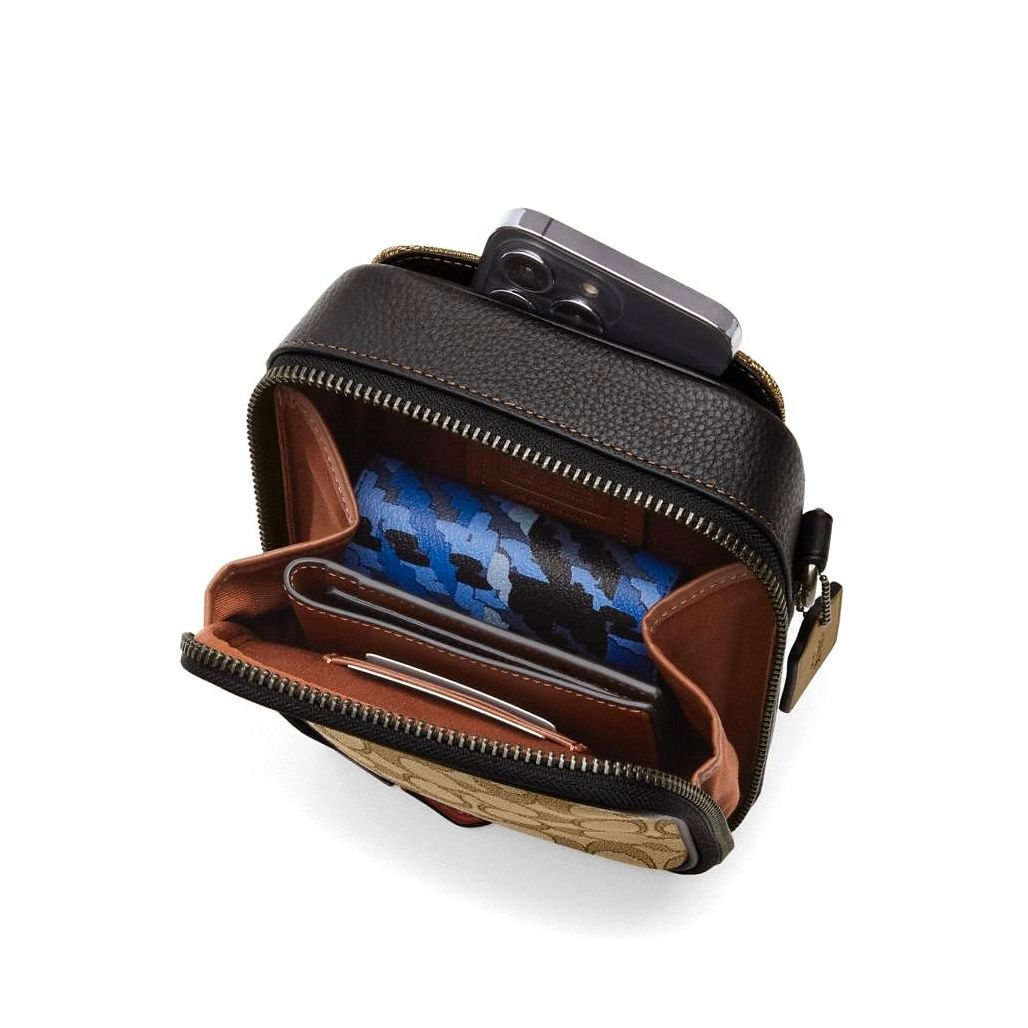 코치 Stanton Crossbody In Signature Jacquard 이미지