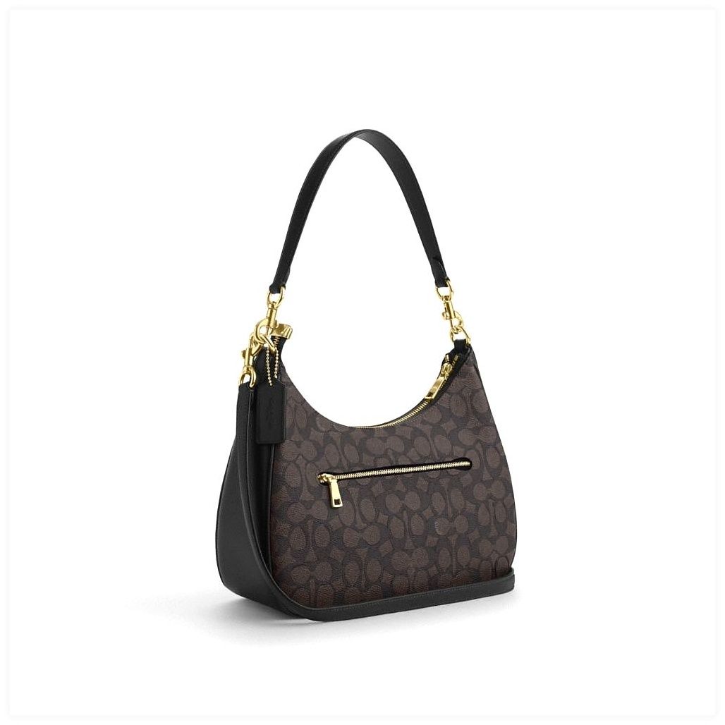 코치 Teri Hobo Bag In Signature Canvas 이미지