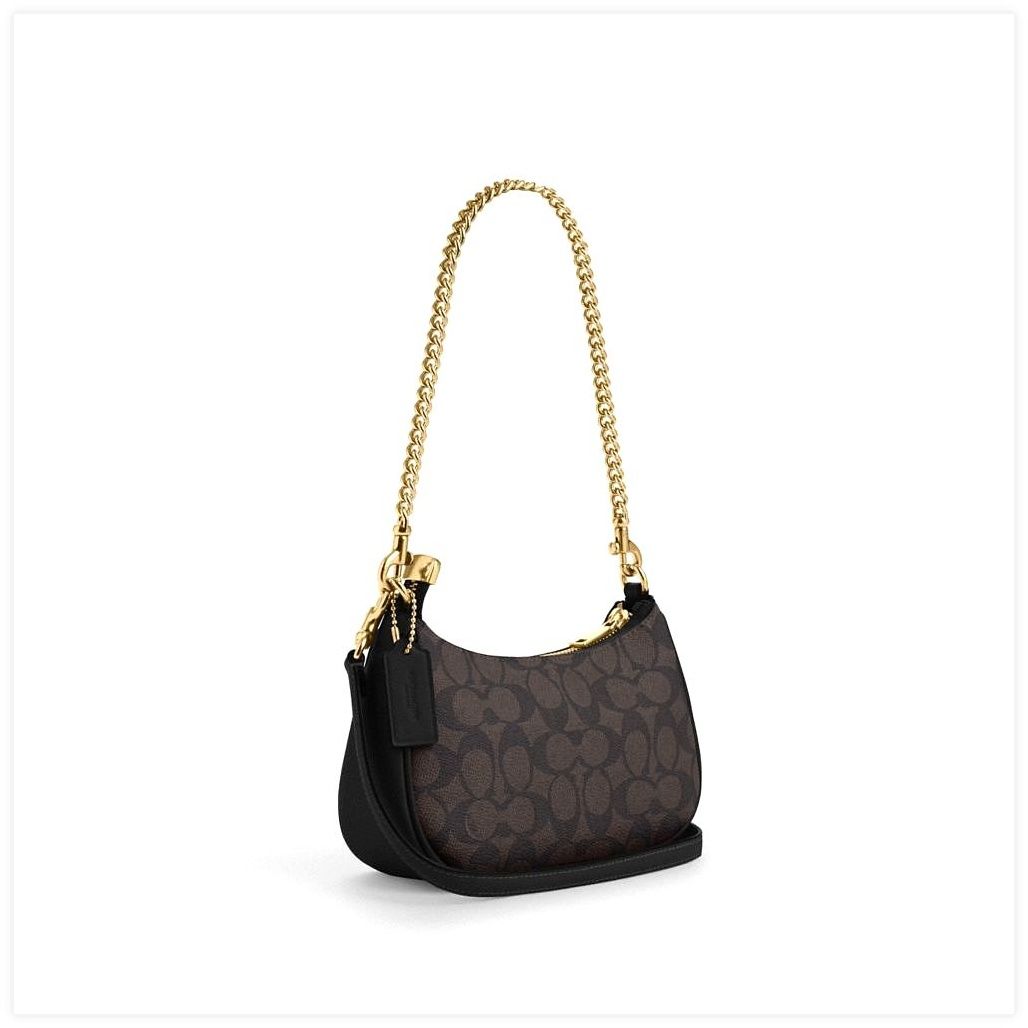 코치 Teri Mini Crossbody Bag In Signature Canvas 이미지