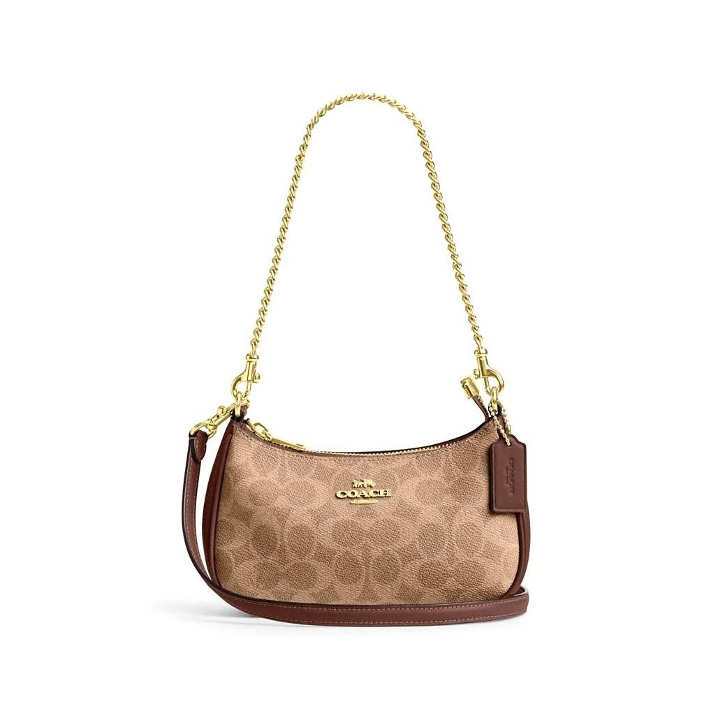 코치 Teri Mini Crossbody Bag In Signature Canvas 이미지