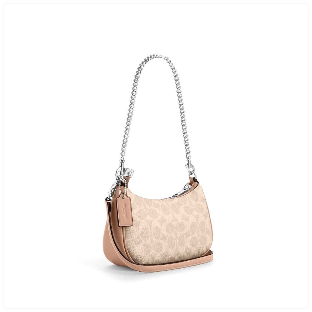 코치 Teri Mini Crossbody Bag In Signature Canvas 이미지