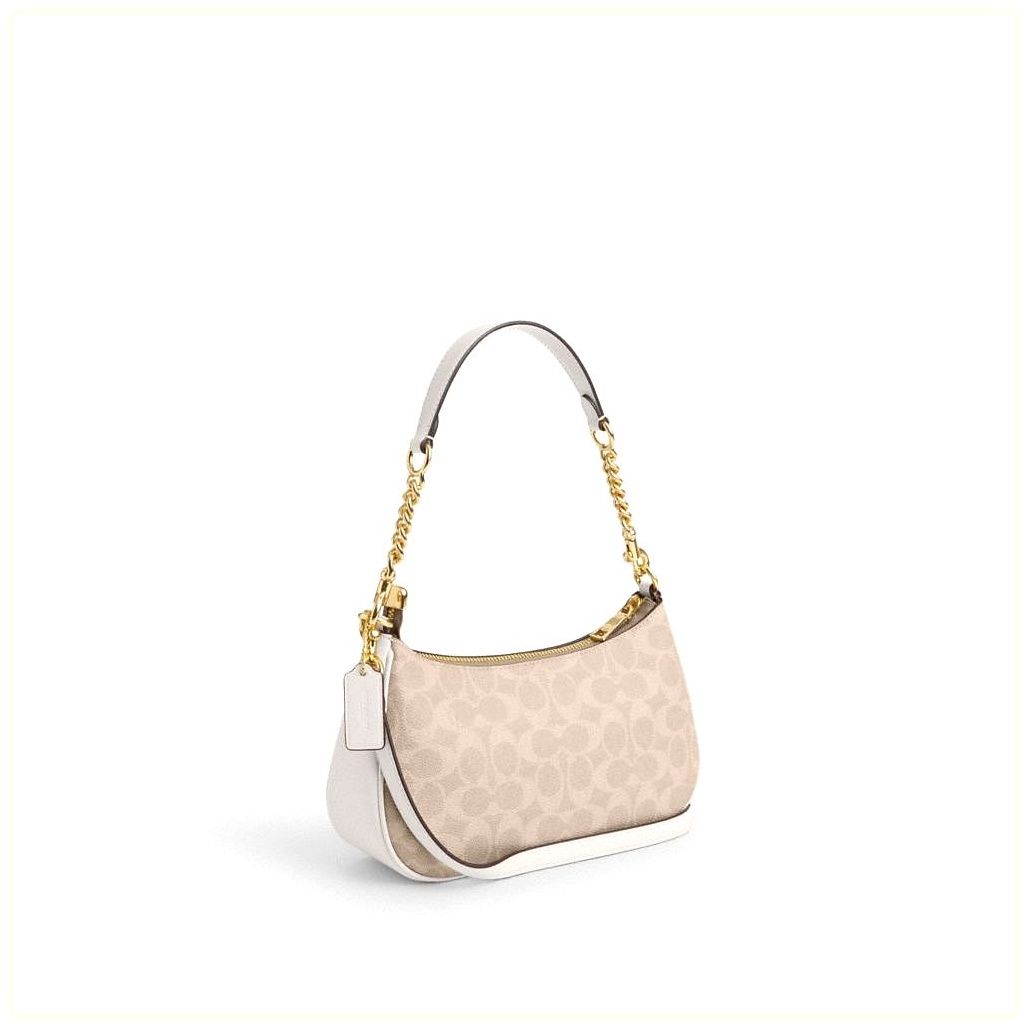 코치 Teri Shoulder Bag In Signature Canvas 이미지