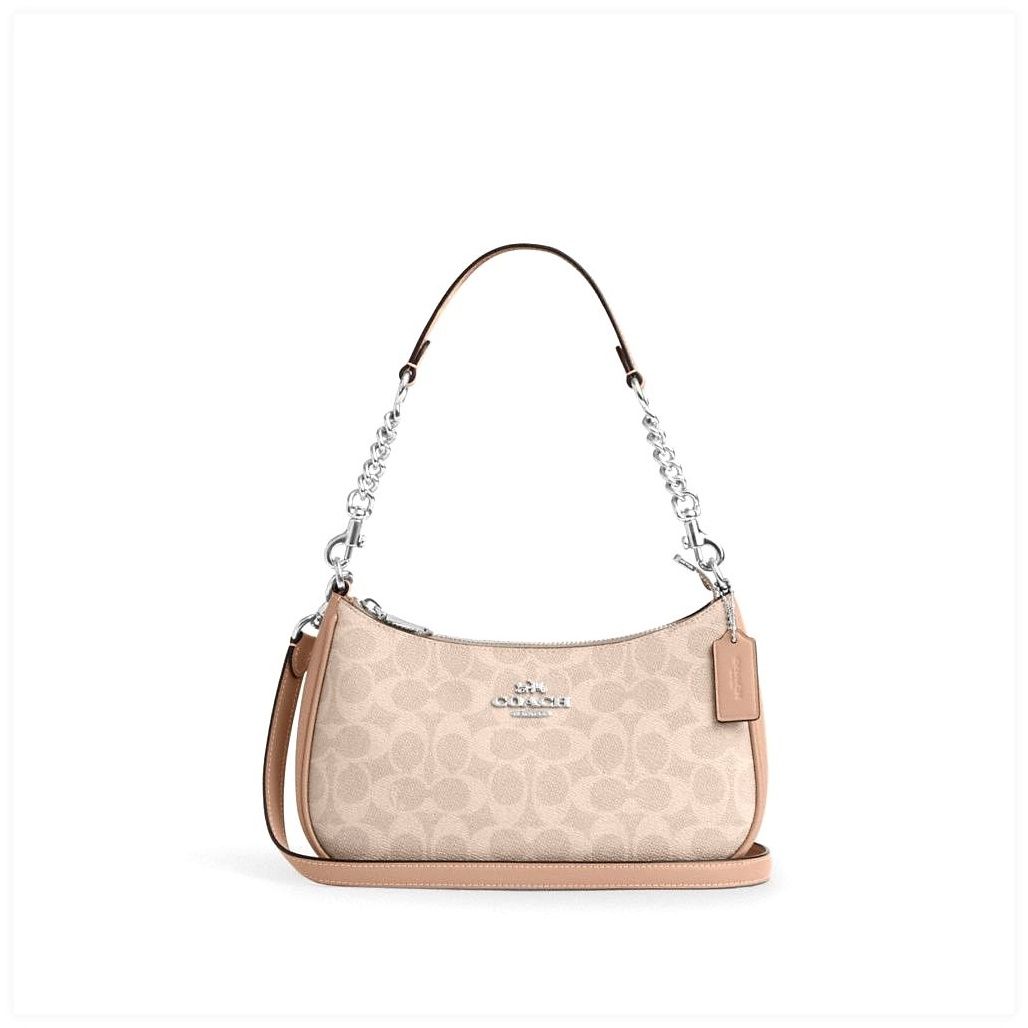 코치 Teri Shoulder Bag In Signature Canvas 이미지
