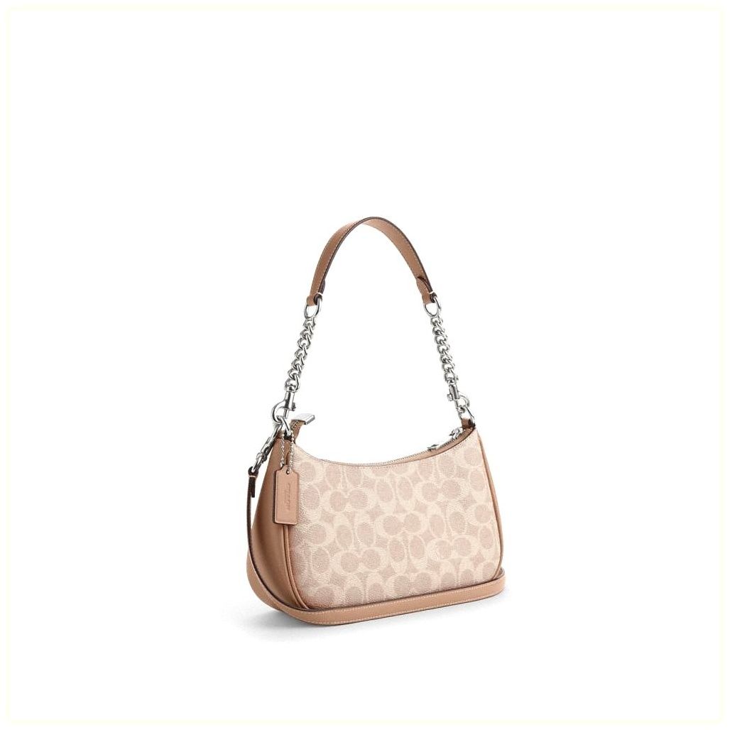 코치 Teri Shoulder Bag In Signature Canvas 이미지