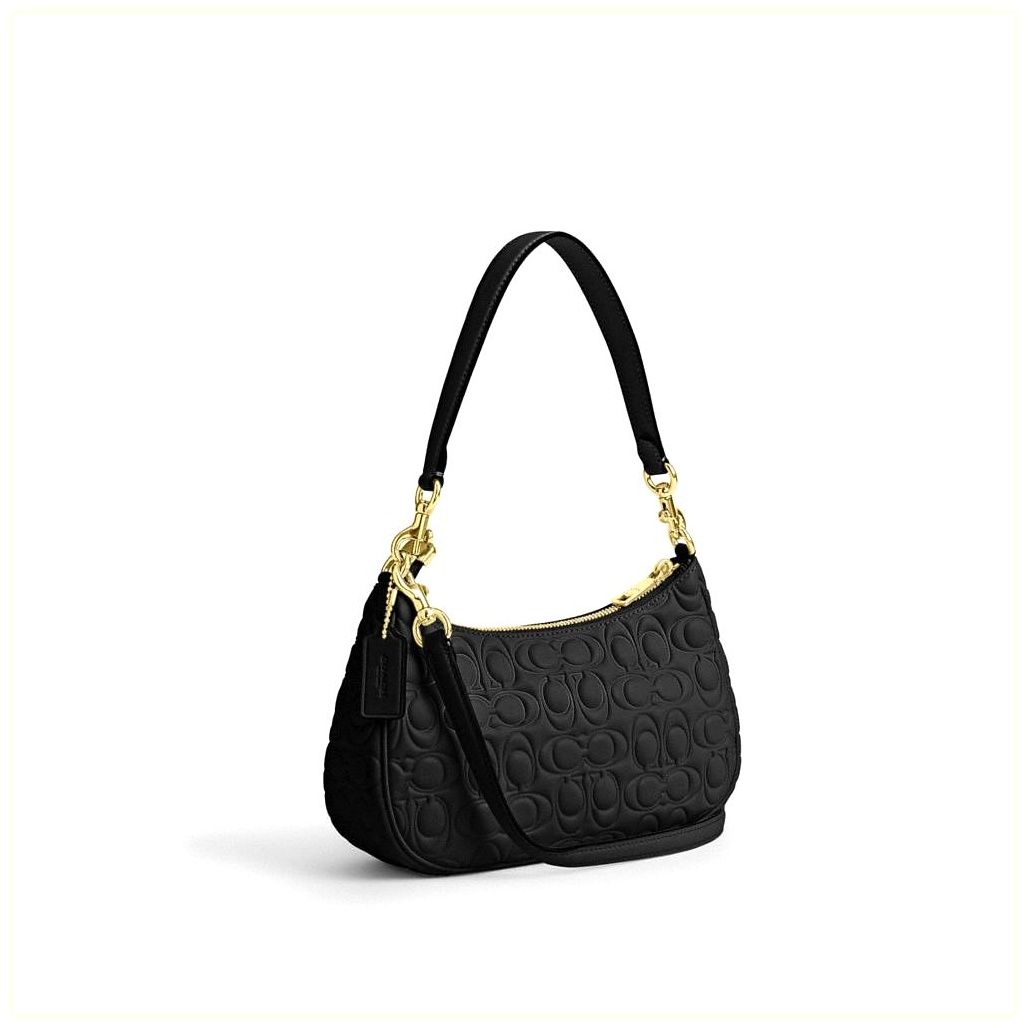 코치 Teri Shoulder Bag In Signature Leather 이미지