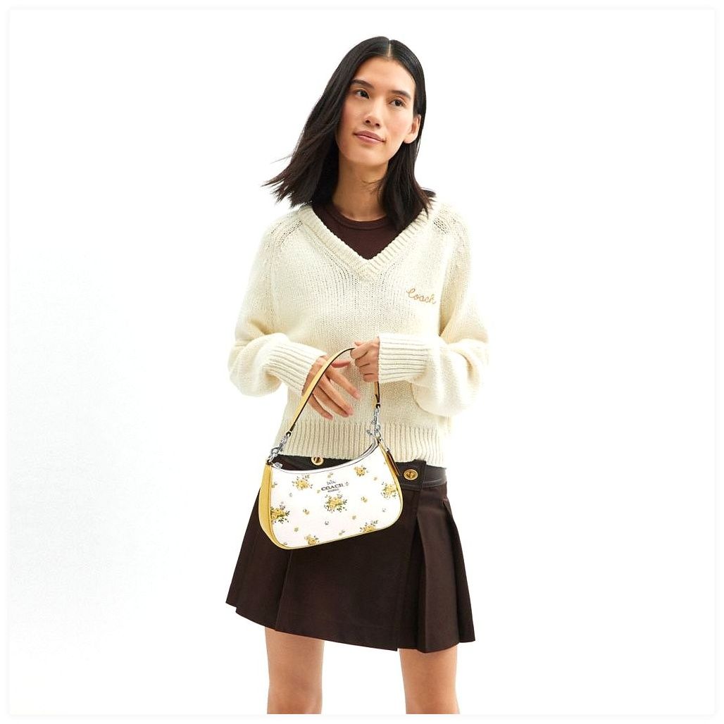 코치 Teri Shoulder Bag With Floral Print 이미지