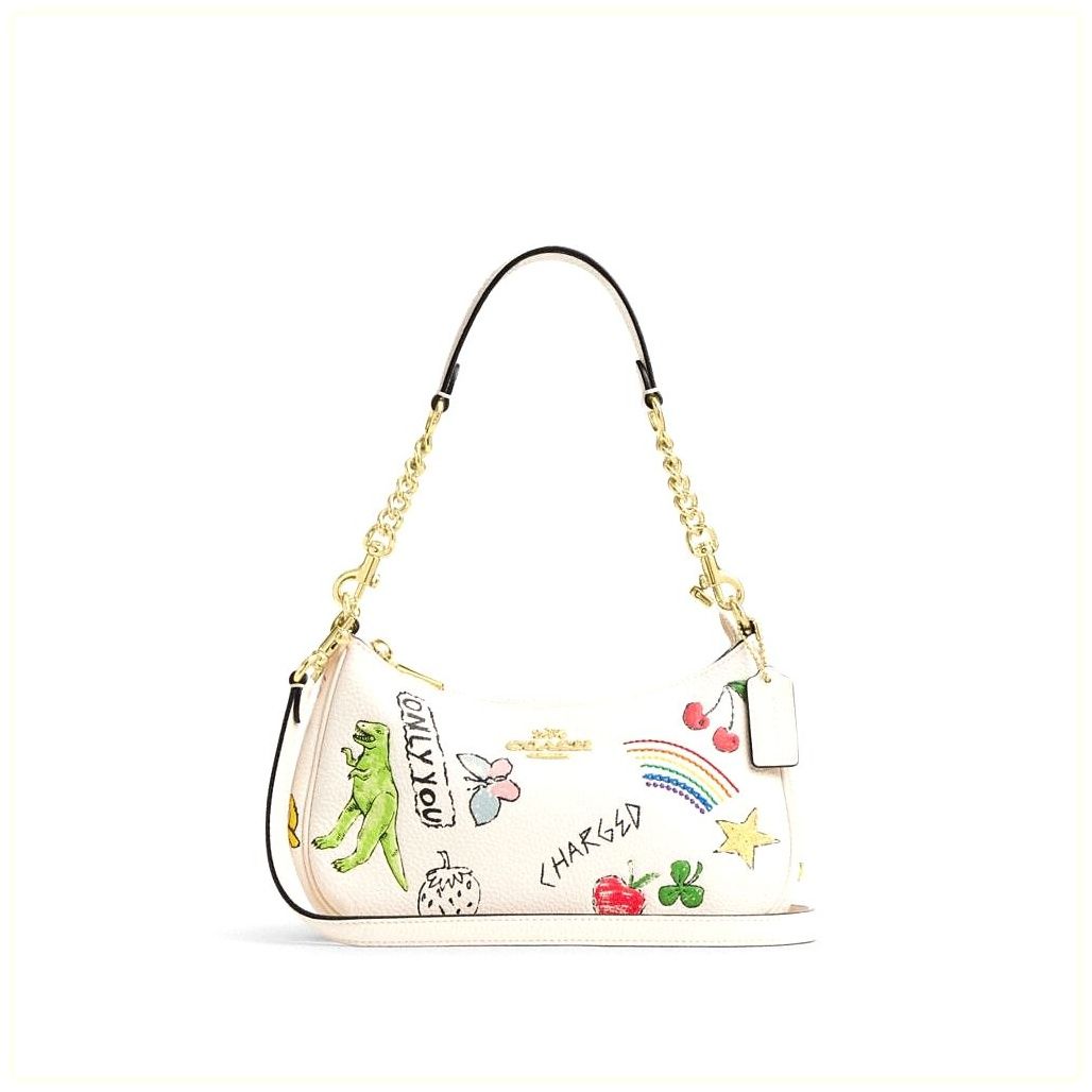 코치 Teri Shoulder Bag With Sketch Print 이미지