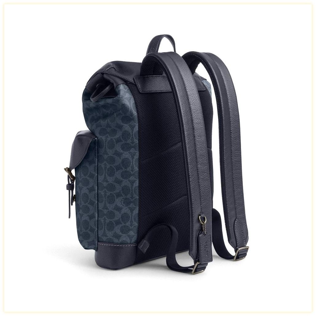 코치 Warner Backpack In Signature Canvas 이미지