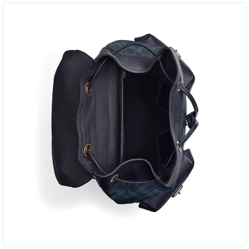 코치 Warner Backpack In Signature Canvas 이미지