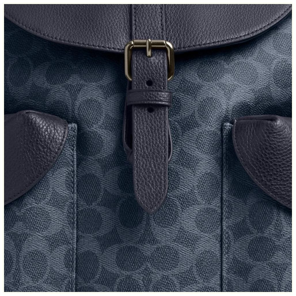 코치 Warner Backpack In Signature Canvas 이미지