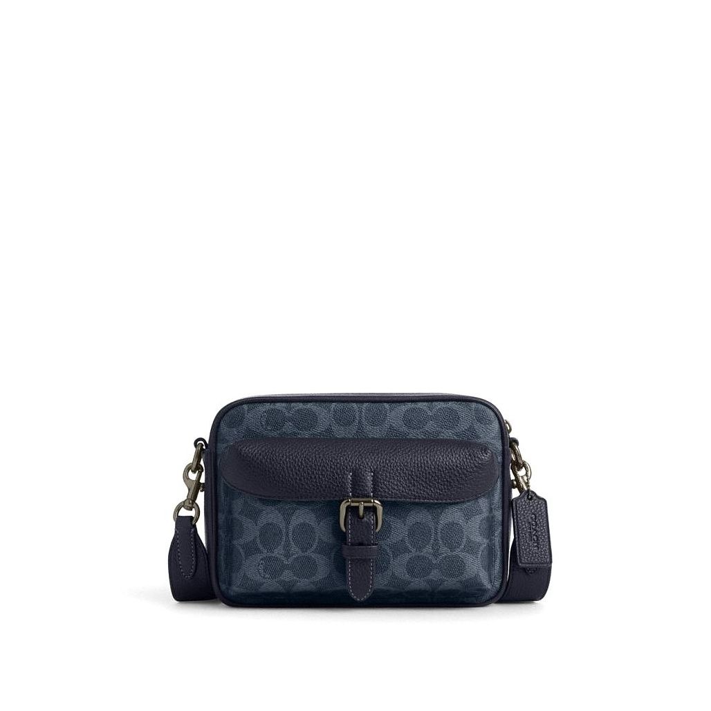 코치 Warner Crossbody Bag In Signature Canvas 이미지