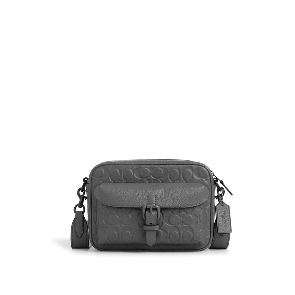 코치 Warner Crossbody Bag In Signature Leather 이미지