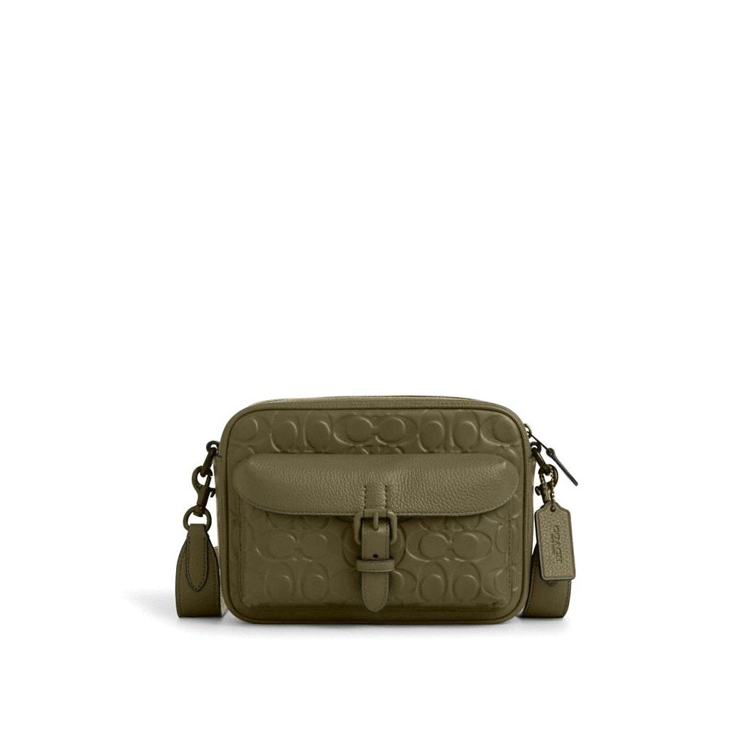 코치 Warner Crossbody Bag In Signature Leather 이미지