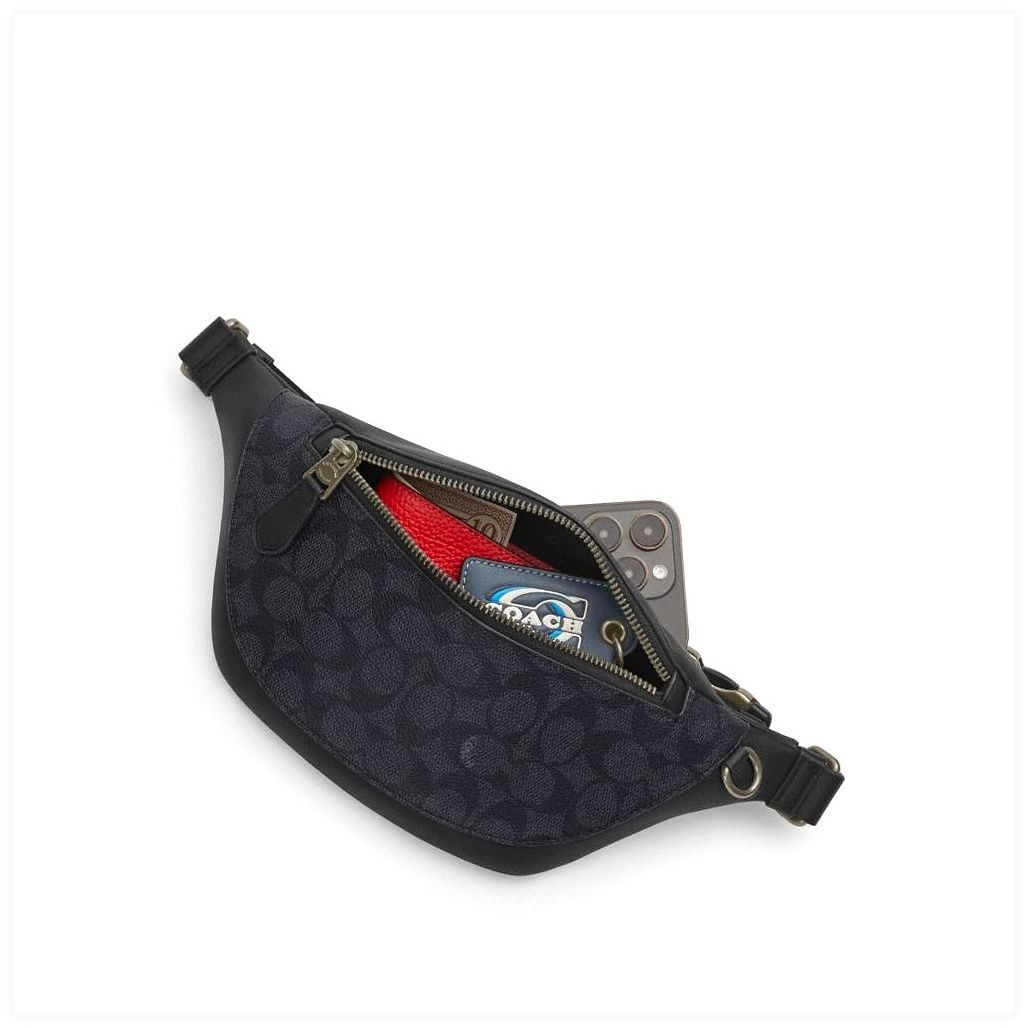 코치 Warren Mini Belt Bag In Suede 이미지