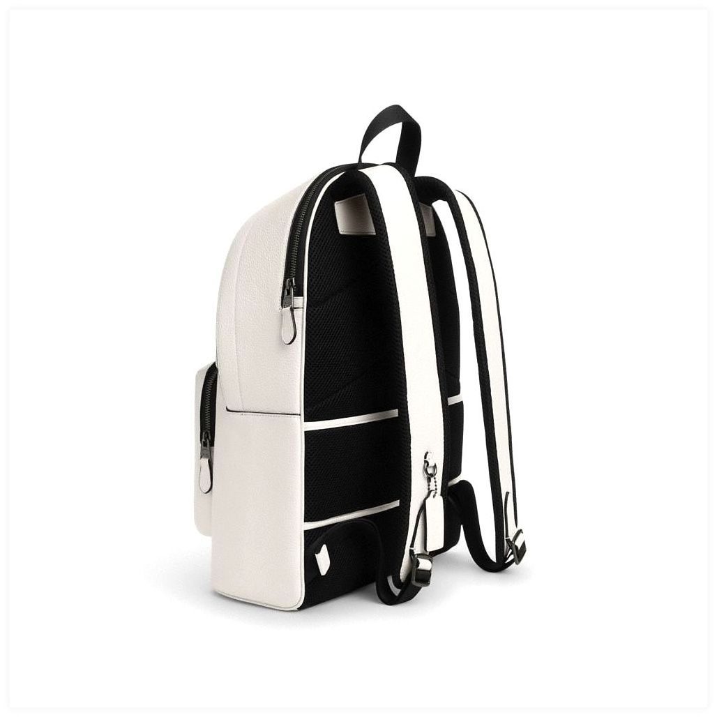 코치 West Backpack With Varsity Motif 이미지