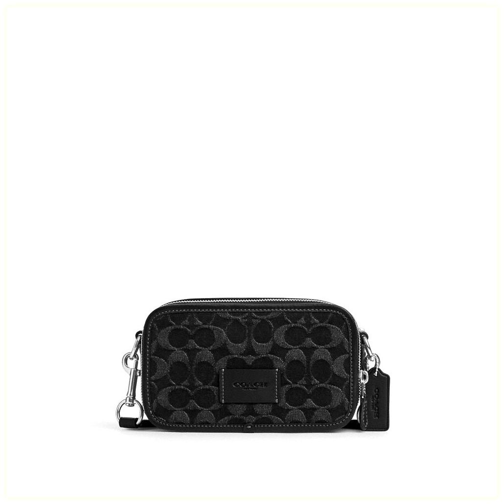 코치 Wyatt Crossbody Bag In Signature Denim 이미지