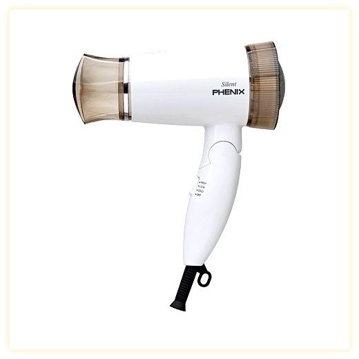 피닉스 가정용 접이식 저소음 드라이기 PD-1200 1200W, PD-1200, (new)화이트 이미지