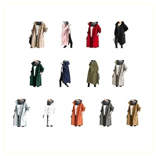 피어니스트 캐주얼 윈드 코트 R, XL, 06 카키그린 이미지