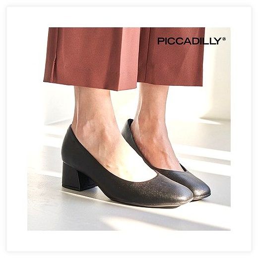 [피카딜리] [공식수입원] [PICCADILLY] 151019-1 펌프스_블랙(5.5cm), 사이즈:EU40(2..., 상세 설명 참조 이미지