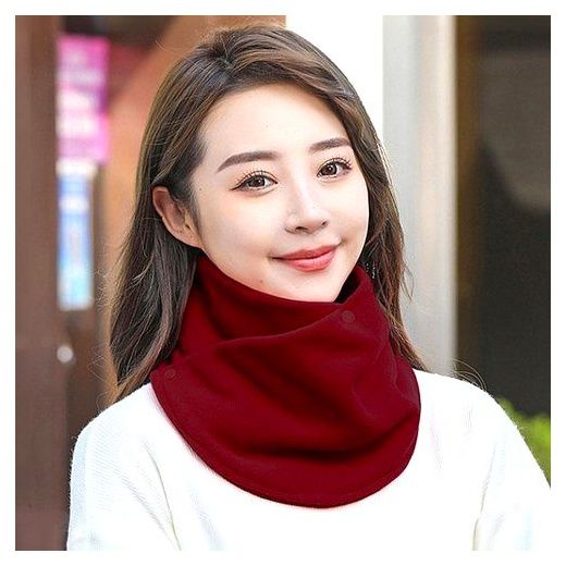 1+1 남여공용 똑딱이 넥워머 6종 방한 똑닥이 목도리 머플러 폴리스, 넥워머(베이지1개+... 이미지