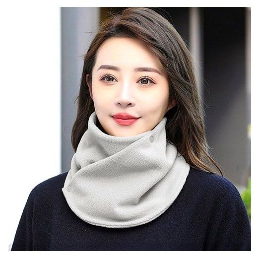 1+1 남여공용 똑딱이 넥워머 6종 방한 똑닥이 목도리 머플러 폴리스, 넥워머(베이지1개+... 이미지