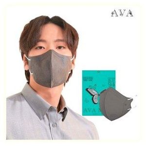 [솔직후기] AVA 아바 KF94 새부리형 마스크 다크그레이 대형 100매 홈쇼핑 베스트 꿈에그린마스크 KF94 미세먼지 마스크 추천 이미지