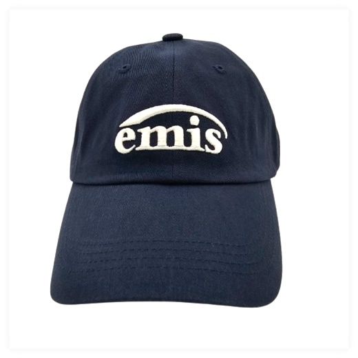EMIS 뉴로고 이미스 커플 야구모자 남여공용 볼캡, 블랙 이미지
