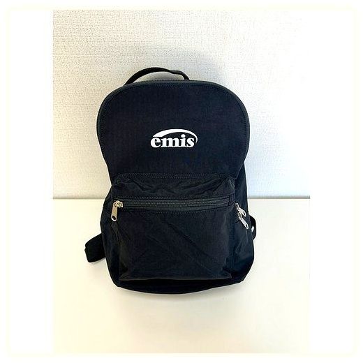 emis 이미스 뉴로고 백팩 미니 블랙 여성 가방 데일리 패션 심플 ENMB5 이미지