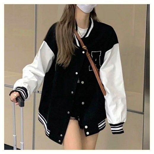 구디프 여성용 심플리스트 스타디움 자켓, 2XL, 블랙 이미지