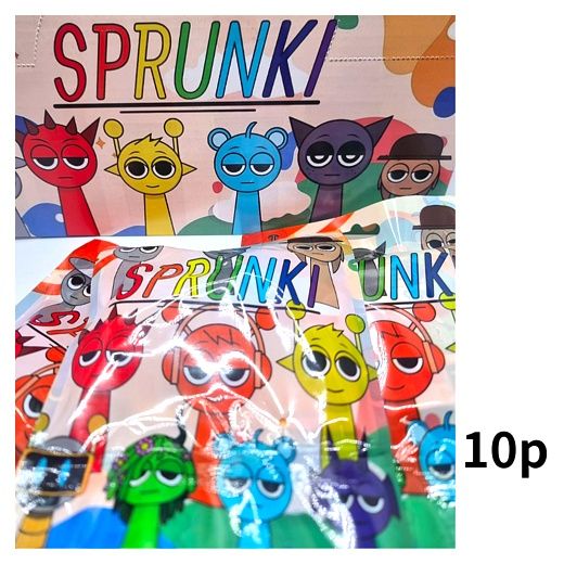 꼬니몰 스프런키 랜덤 피규어 키링 10개 sprunki, 10개 이미지
