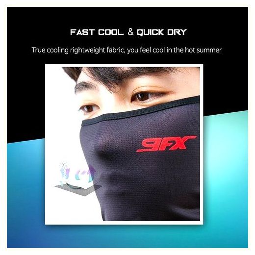 나인에프엑스 스포츠 쿨마스크, 23 x 29 cm, 수퍼에이트 블랙, 1개 이미지