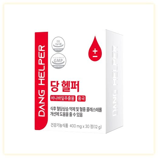 당헬퍼 혈당건강 바나바잎 콜레스테롤 영양제 400mg, 30정, 1개 이미지
