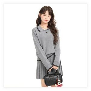 아떼 바네사 브루노 스타일 루메코 여성 니트 스커트 세트 3만원대! 가성비 코디 추천 (L58 GRAY) 이미지