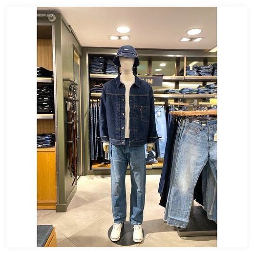 [리바이스] 타입1 인디고 트러커 오리지널 오버핏 데님 자켓 A31740002 NC순천점, 95, 인디고, 95 이미지