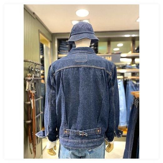 [리바이스] 타입1 인디고 트러커 오리지널 오버핏 데님 자켓 A31740002 NC순천점, 95, 인디고, 95 이미지