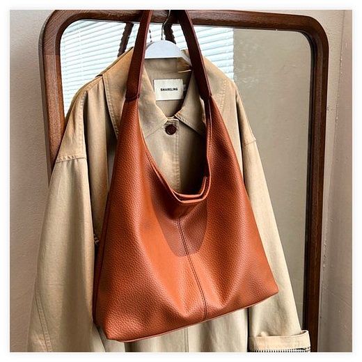 마로 고급스러운 데일리 여성 보부상 가방 숄더백, 블랙 이미지