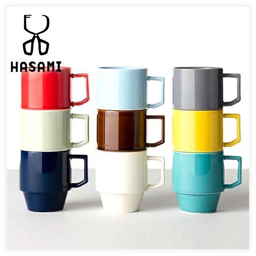 마루히로 하사미 일본 머그컵 시즌01 블럭 빅 머그잔 300ml, 그레이[MUG-GY..., 1개 이미지