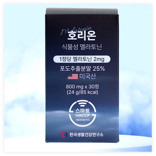 미국산 식물성 멜라토닌 2mg 함유 호리온, 30정, 4박스 이미지