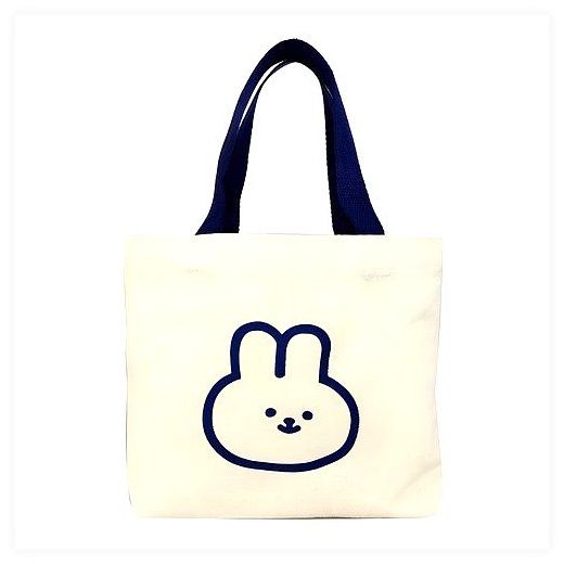뷰레이터닷컴 토끼 캔버스 미니백, 블루, 27 x 20 x ... 이미지