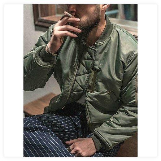 브론슨 MA1 자켓 항공 점퍼 BRONSON, 올리브, L 이미지