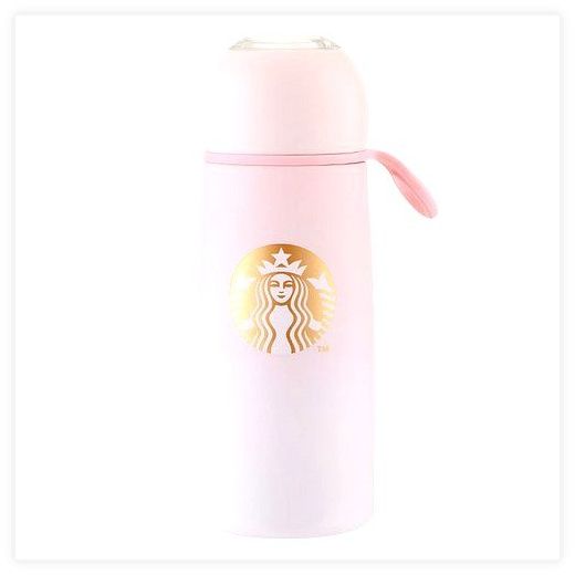 스타벅스 그러데이션 스테인리스 스틸 텀블러, 핑크, 460ml, 1개 이미지