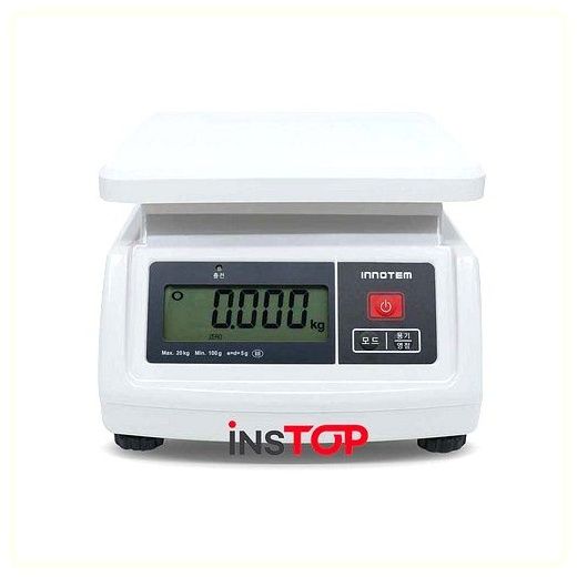 이노템 국산 충전식 전자저울 아답터제공 5kg 10kg 20kg 30kg 계량 주방 업소용 가정용 산업용 제과 제빵 베이킹 저울 계수기능, 20kg계량/단위 ... 이미지