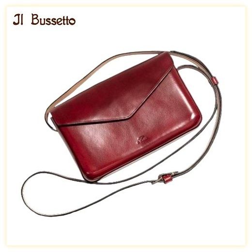 일부세토 엔벨롭 시티백 숄더백 크로스 가죽 가방 IL BUSSETO, 4. black 이미지